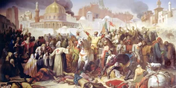 Los soldados de Cristo llegan a Jerusalén